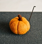 felted pumpkin